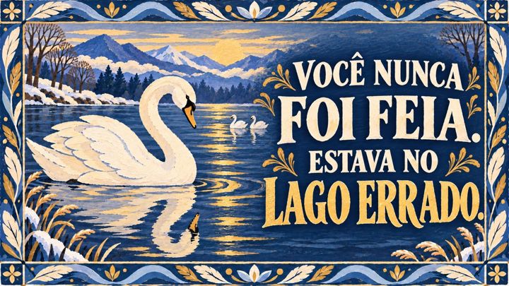 Você Nunca Foi Feia. Estava no Lago Errado.